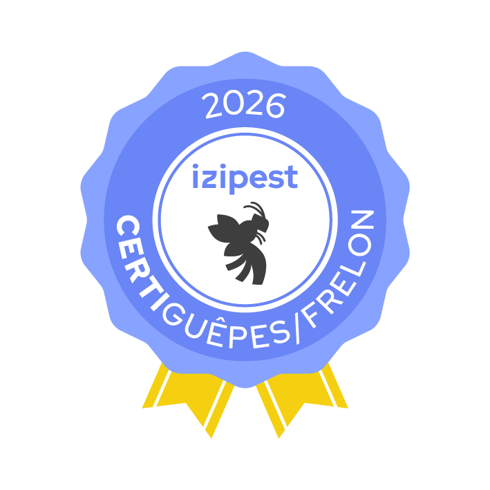 drone projection aura guêpe frelons certification Izipest